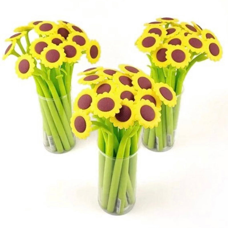 Sunflower Gel Pen - Wobbly
