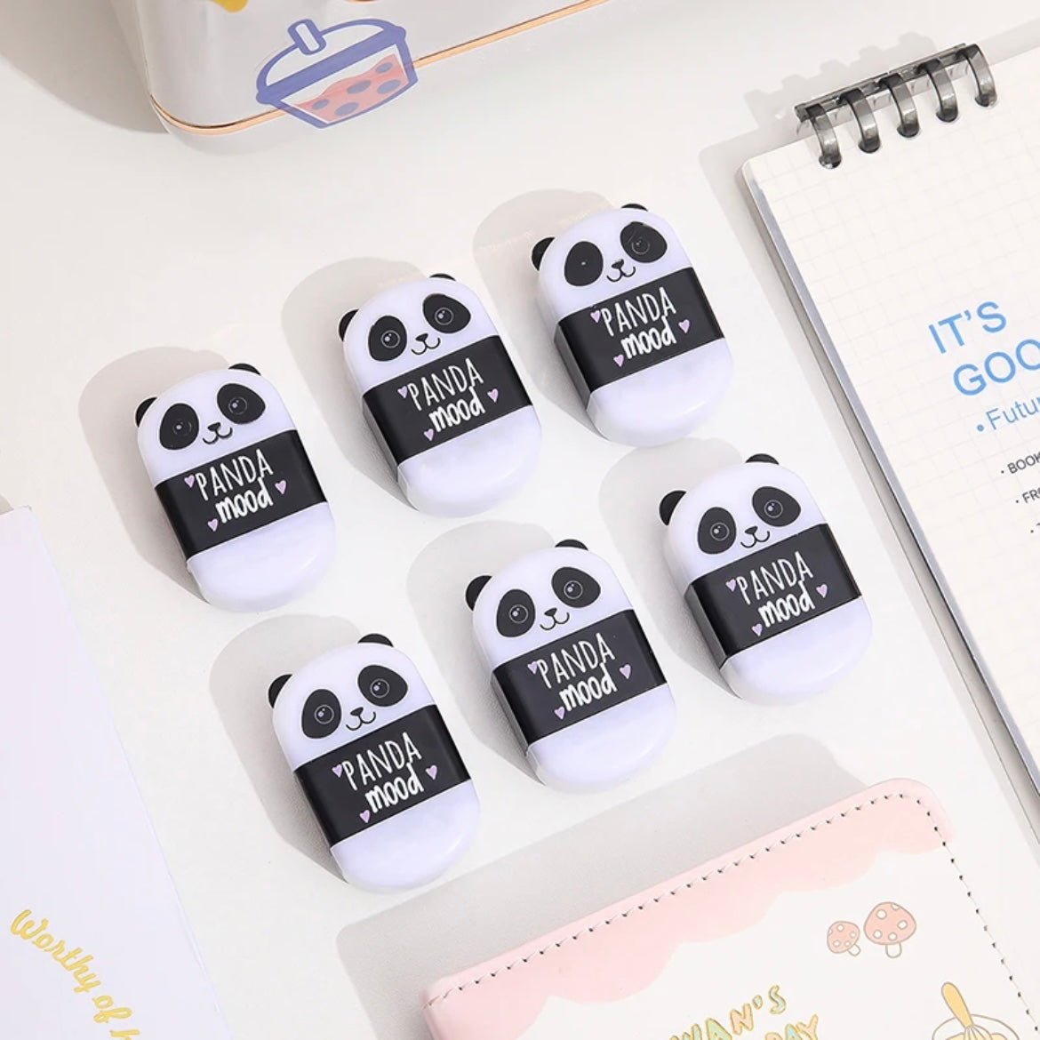 Panda Sharpener & Eraser Set