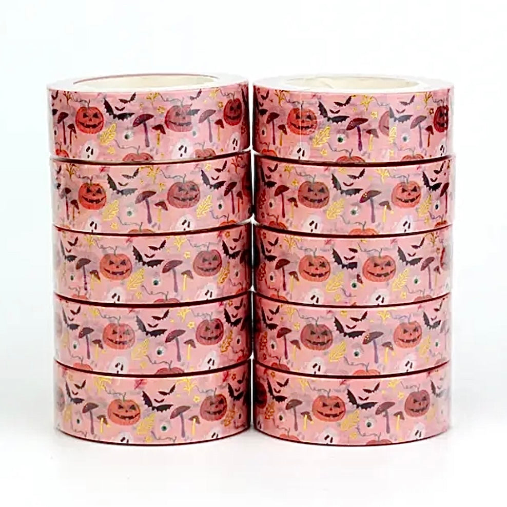 Pink Pumpkin Washi Tape