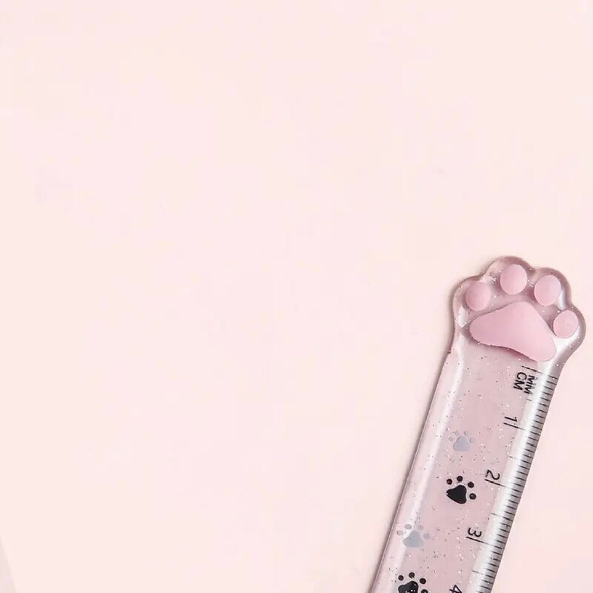 Kawaii Cat Paw Ruler - 15cm