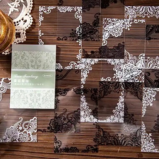 Lace Frame Sticker Book