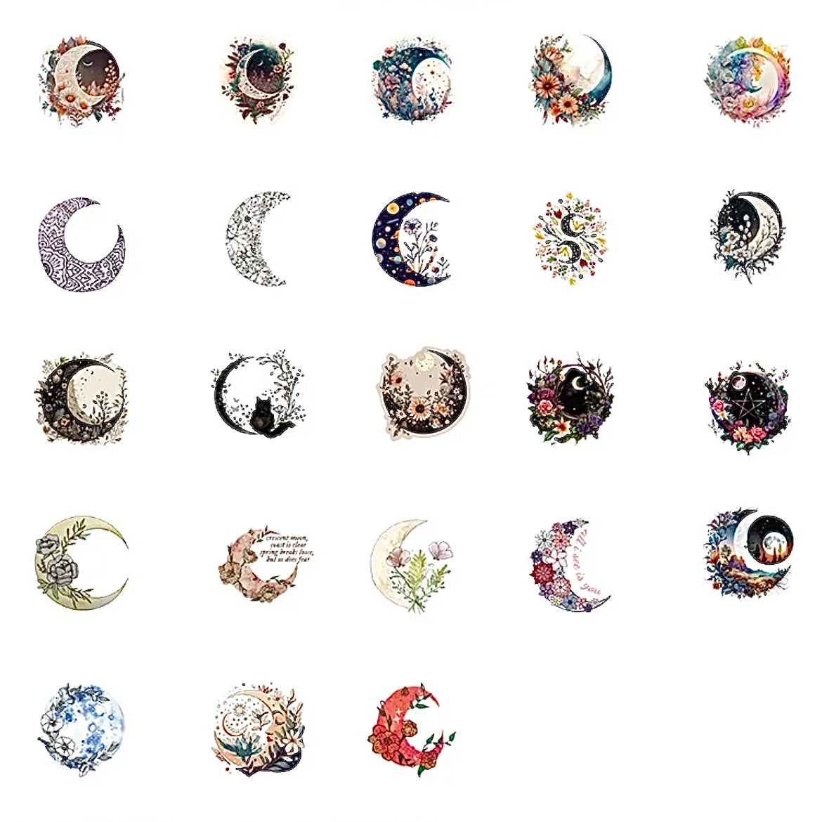 Enchanted Moon Sticker Set