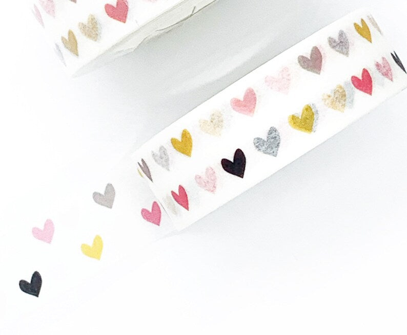 Pastel Heart Washi Tape