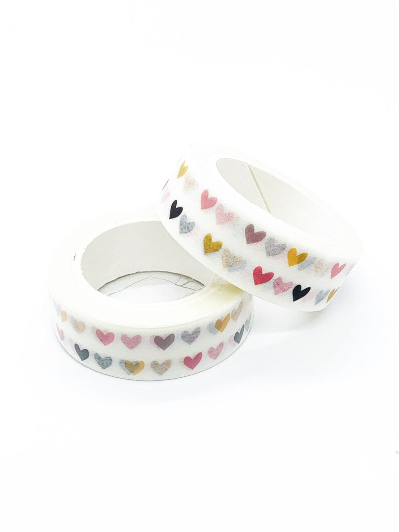 Pastel Heart Washi Tape