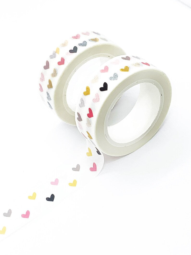 Pastel Heart Washi Tape
