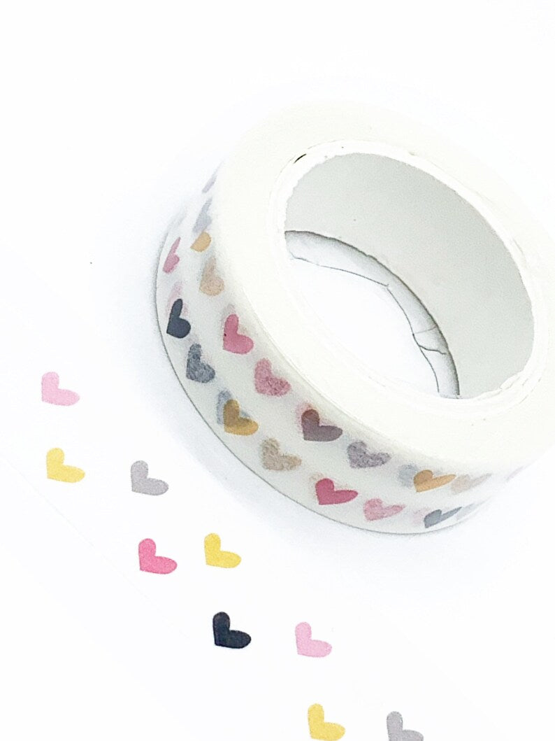 Pastel Heart Washi Tape