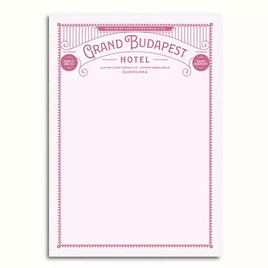Fictional Hotel Notepad