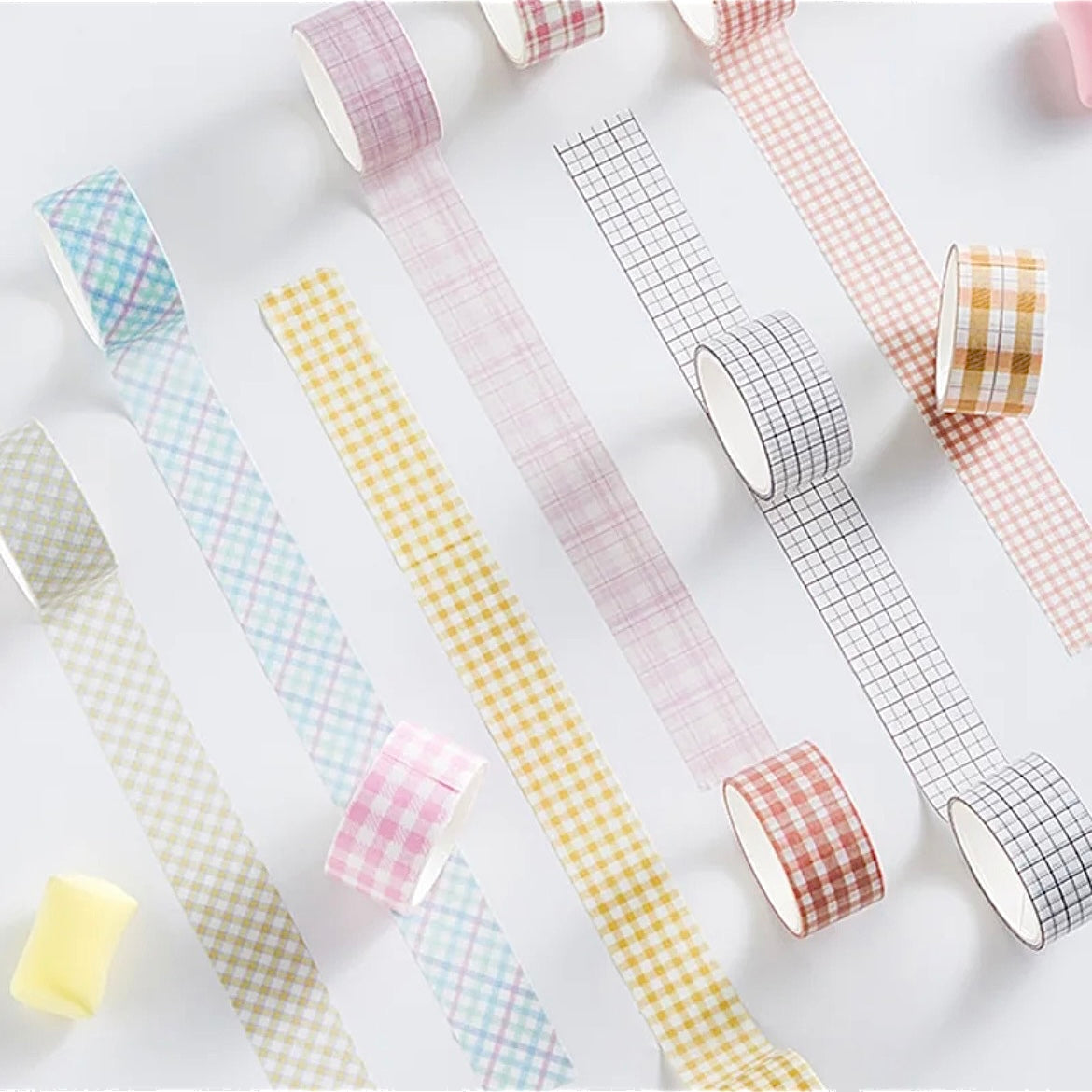 Gingham Washi Tape Set of 4
