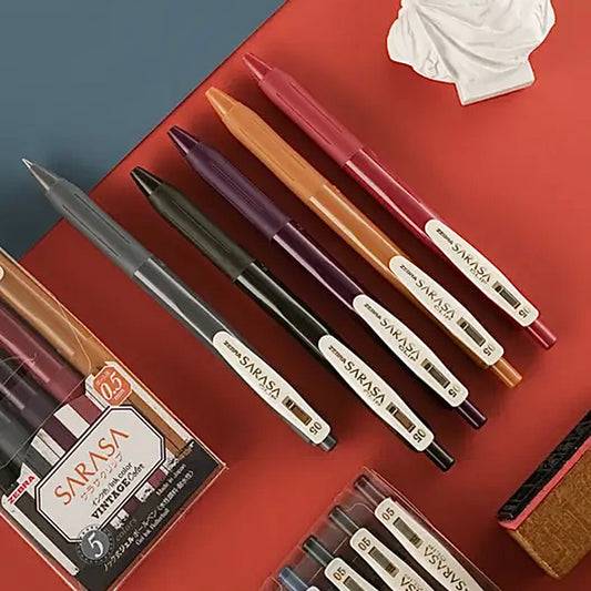 Zebra Sarasa Vintage Clip Pens