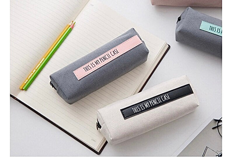Pastel Canvas Pencil Case