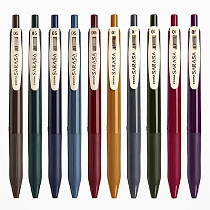 Zebra Sarasa Vintage Clip Pens