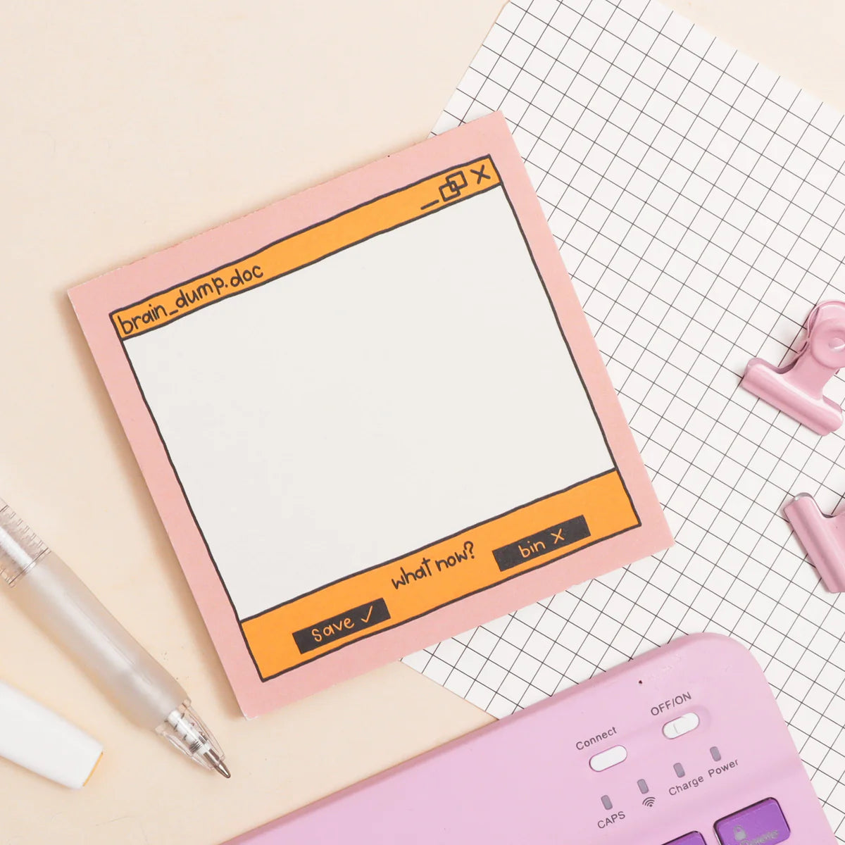 Brain Dump Memo Pad