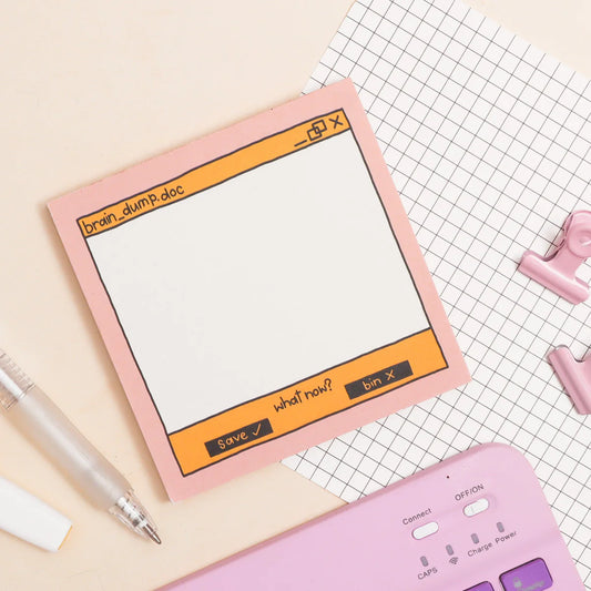 Brain Dump Memo Pad