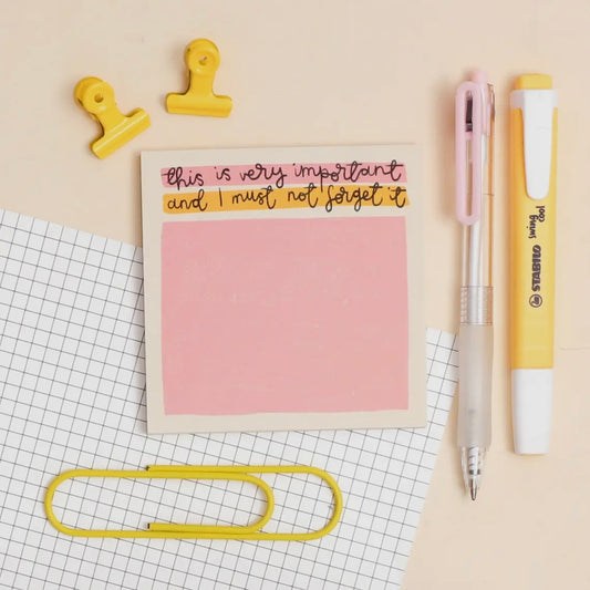 This is Very Important Memo Pad