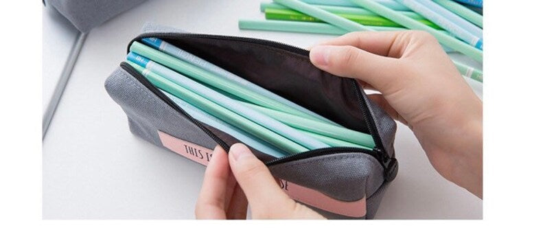 Pastel Canvas Pencil Case