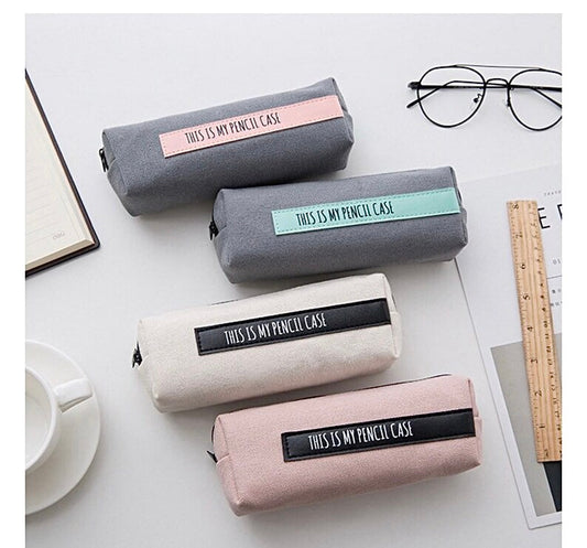 Pastel Canvas Pencil Case