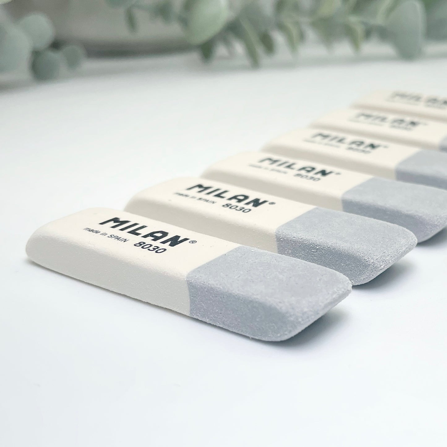 Milan 8030 Eraser Bevelled
