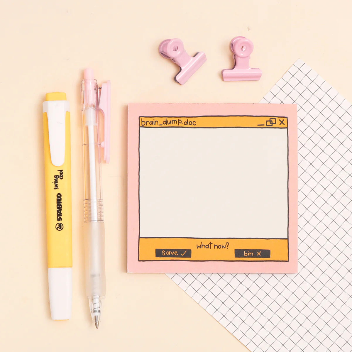 Brain Dump Memo Pad