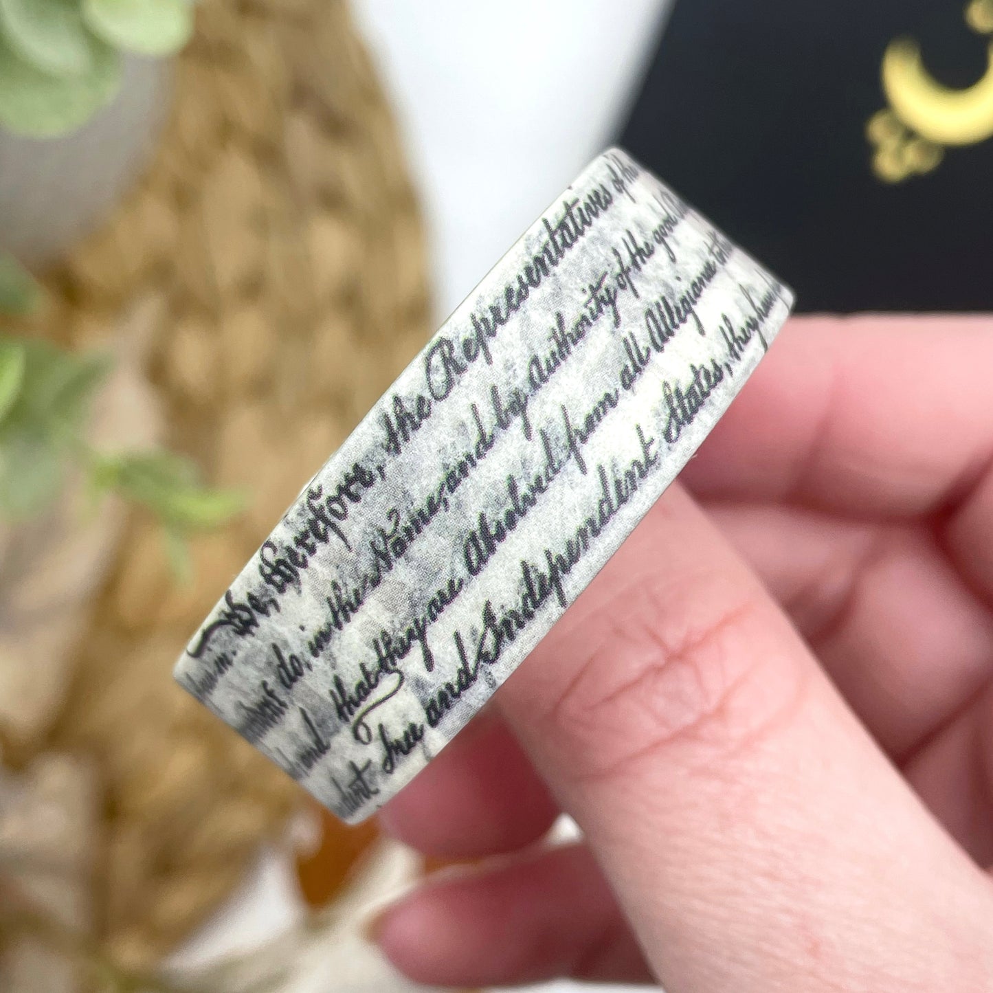 Vintage Text Washi Tape