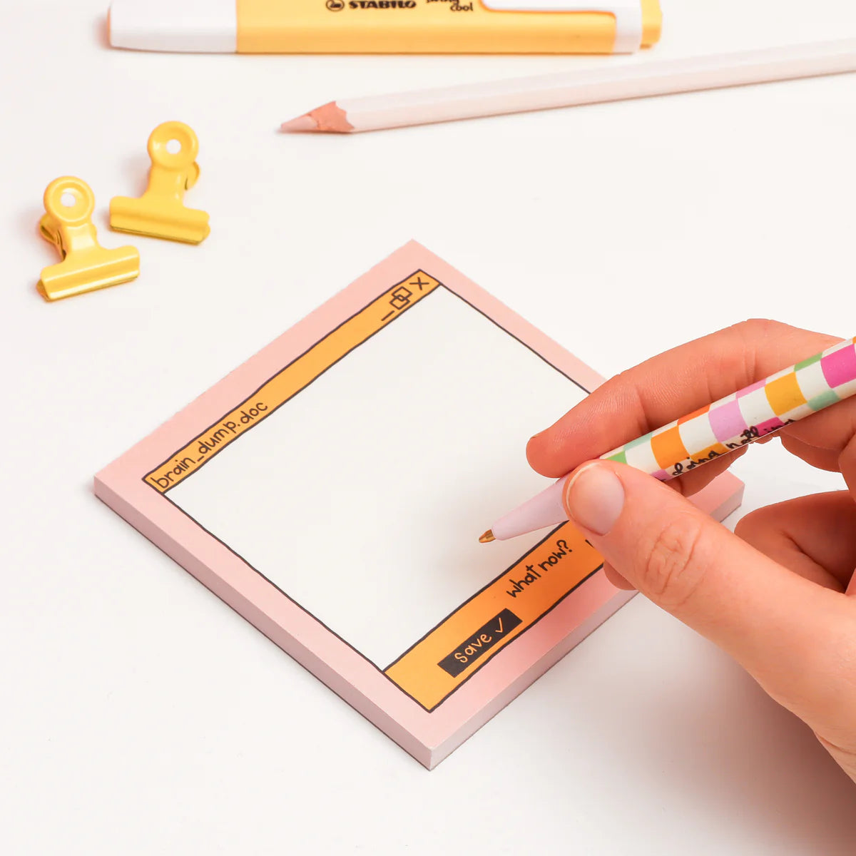 Brain Dump Memo Pad