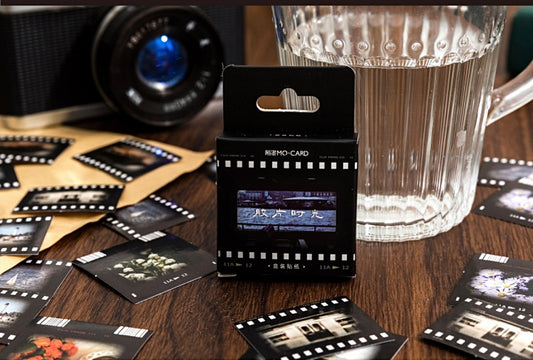 Film Reel Sticker Set Blue