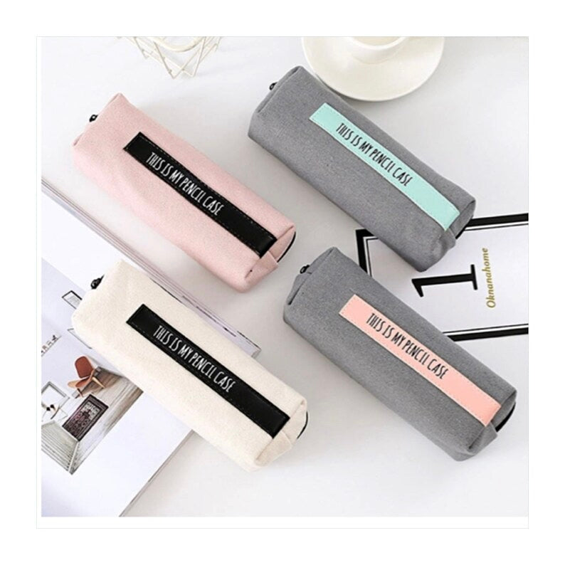 Pastel Canvas Pencil Case