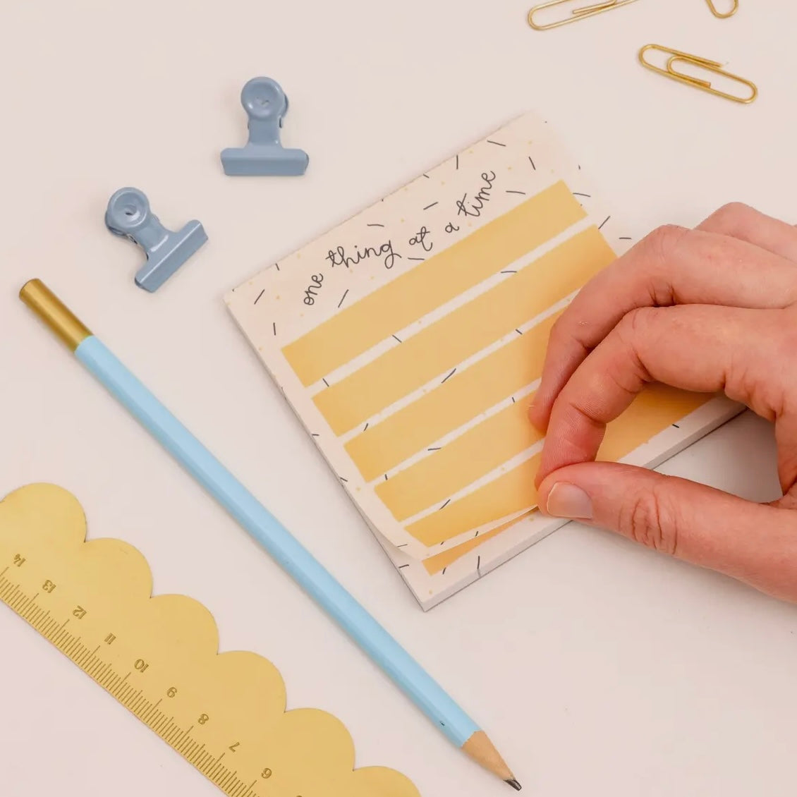 One Thing At A Time Memo Pad