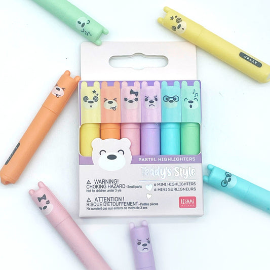 Legami Mini Highlighters - Pastel
