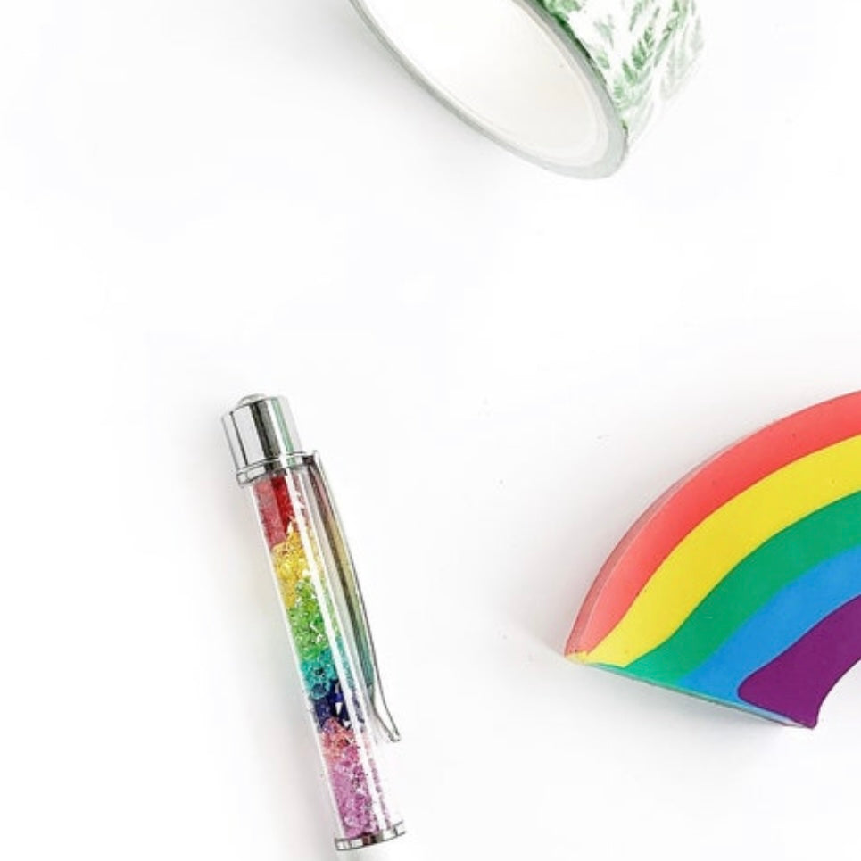Rainbow Crystal Ballpoint Pen