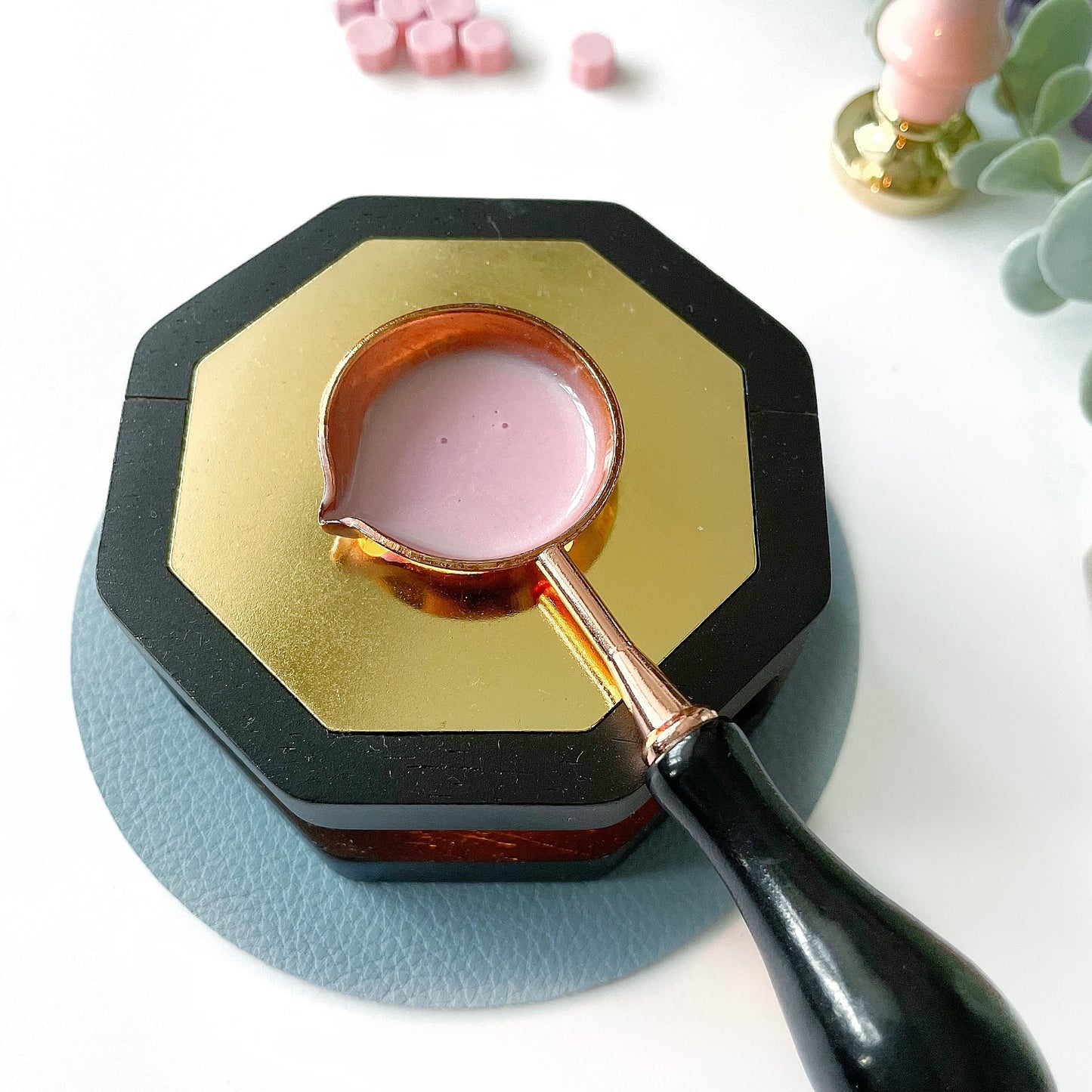 Wax Seal Melting Spoon - Black