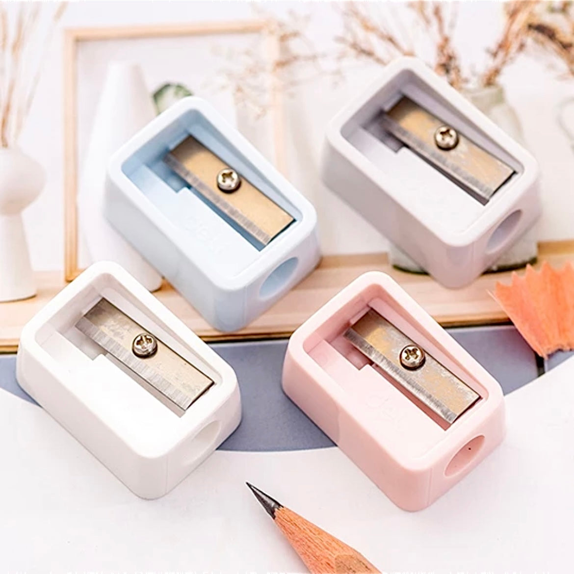 2 Mini Pastel Sharpeners