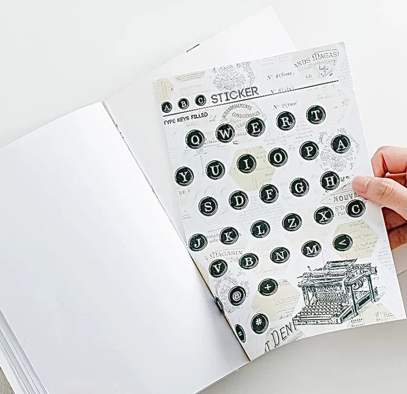 Vintage Sticker Book