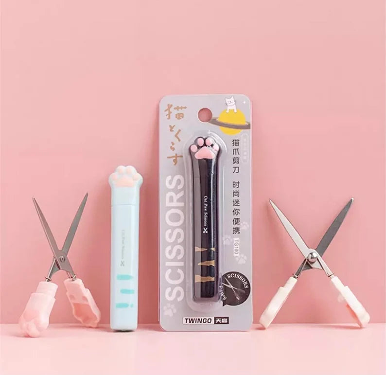 Mini Kawaii Cat Paw Scissors