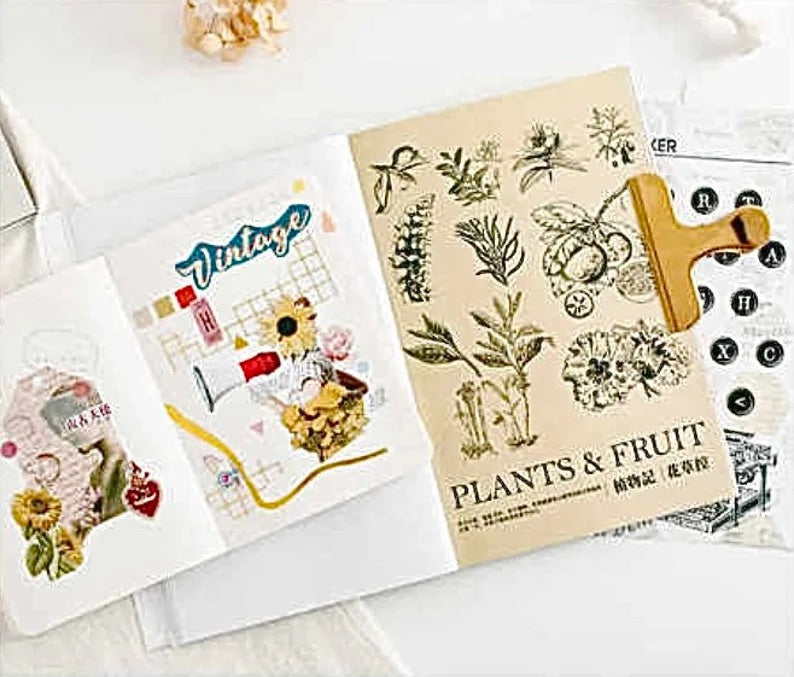 Vintage Sticker Book