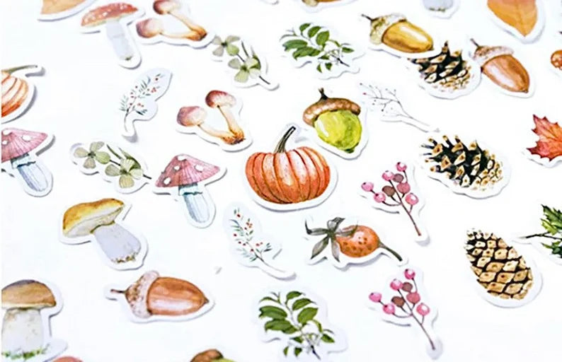 Autumn Woodlands Sticker Box