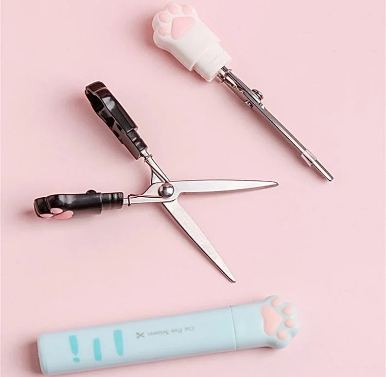 Mini Kawaii Cat Paw Scissors