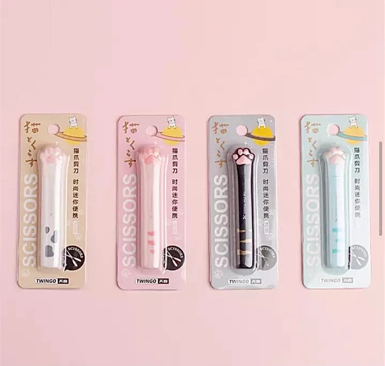 Mini Kawaii Cat Paw Scissors