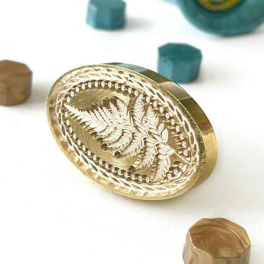 Oval Leaf Wax Seal Head
