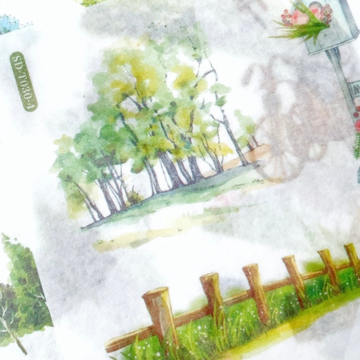 Country Garden Sticker Sheets