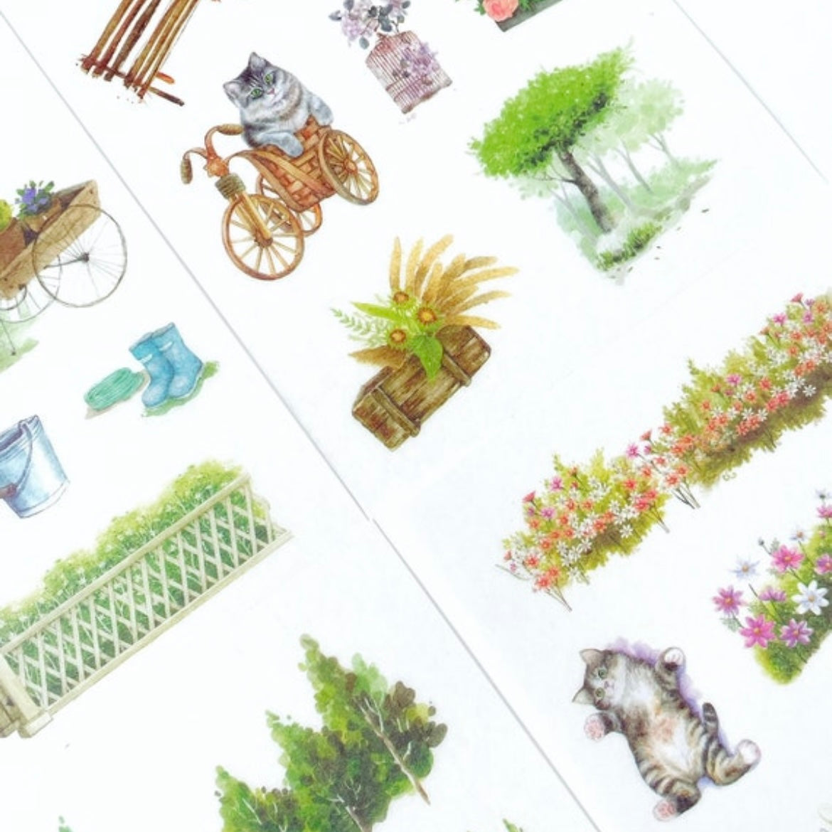 Country Garden Sticker Sheets