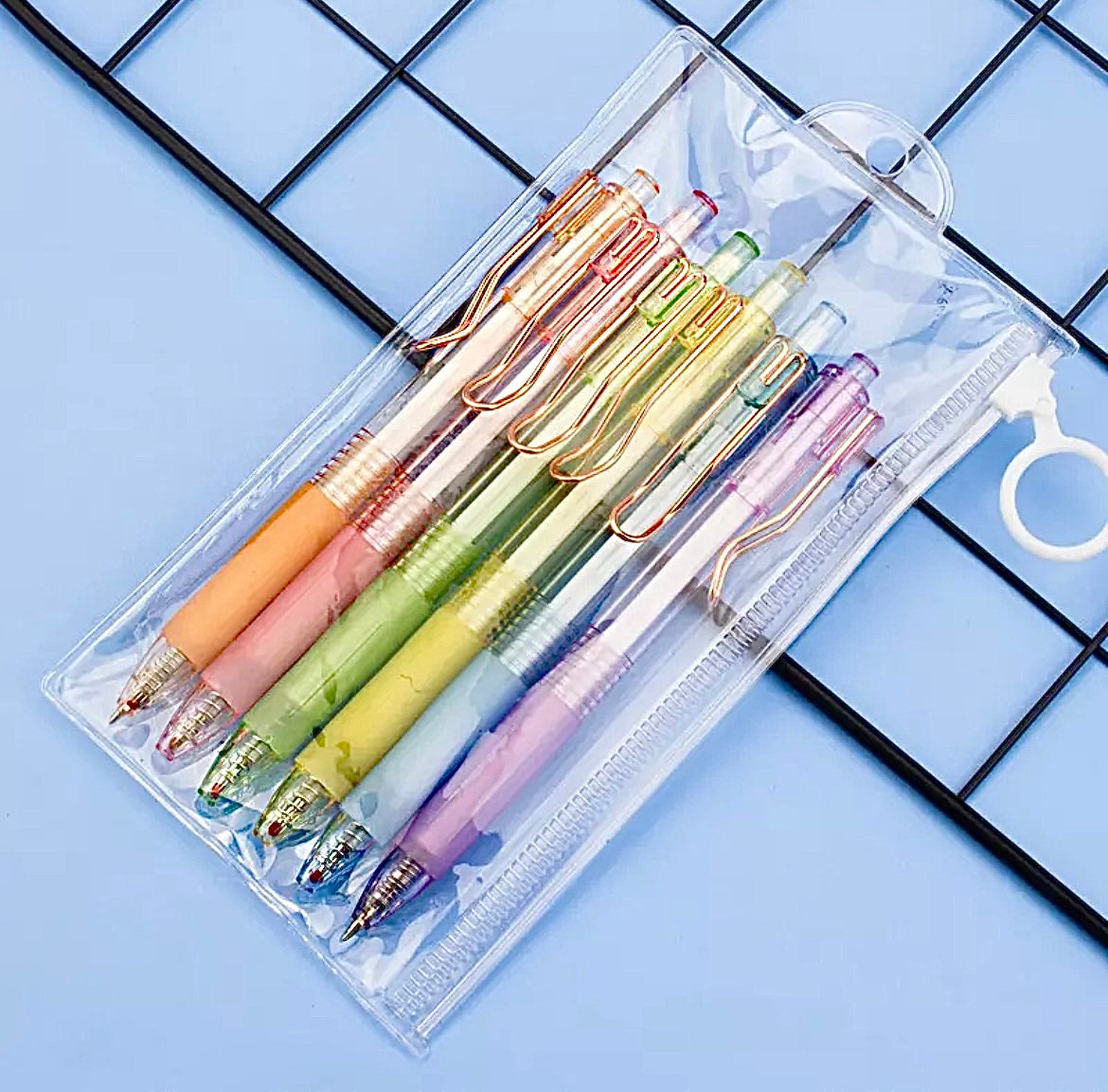 6 Gel Pen Set - Black Ink