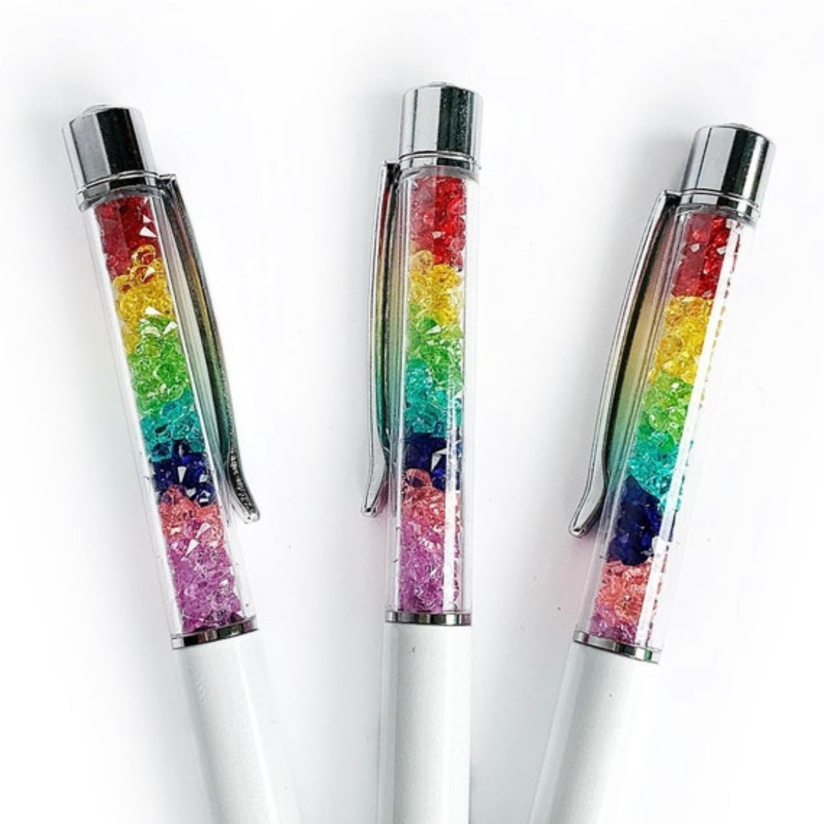Rainbow Crystal Ballpoint Pen
