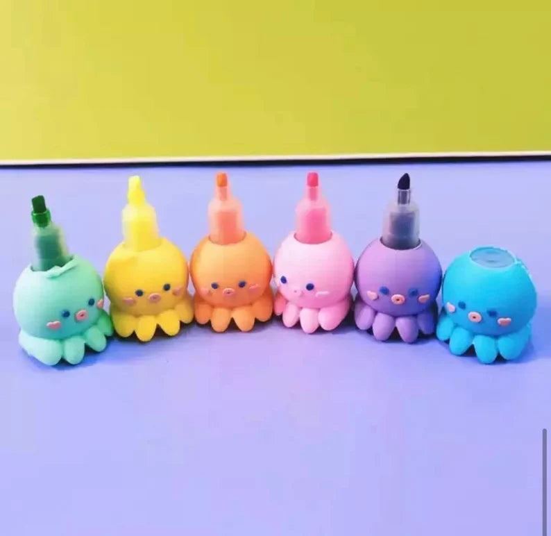 Octopus Highlighter Stack Pens