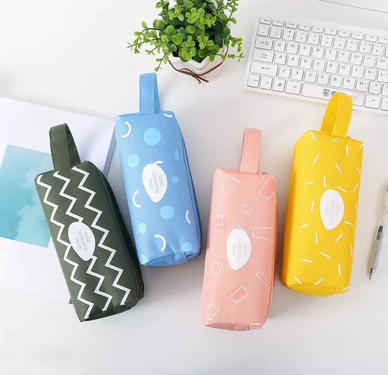 Chunky Double Zip Pencil Case