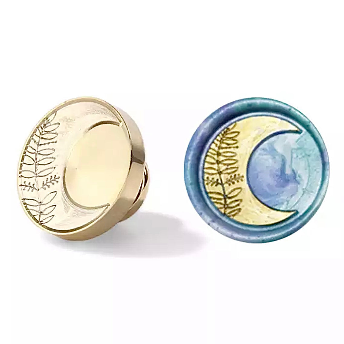 Crescent Moon Wax Seal Head