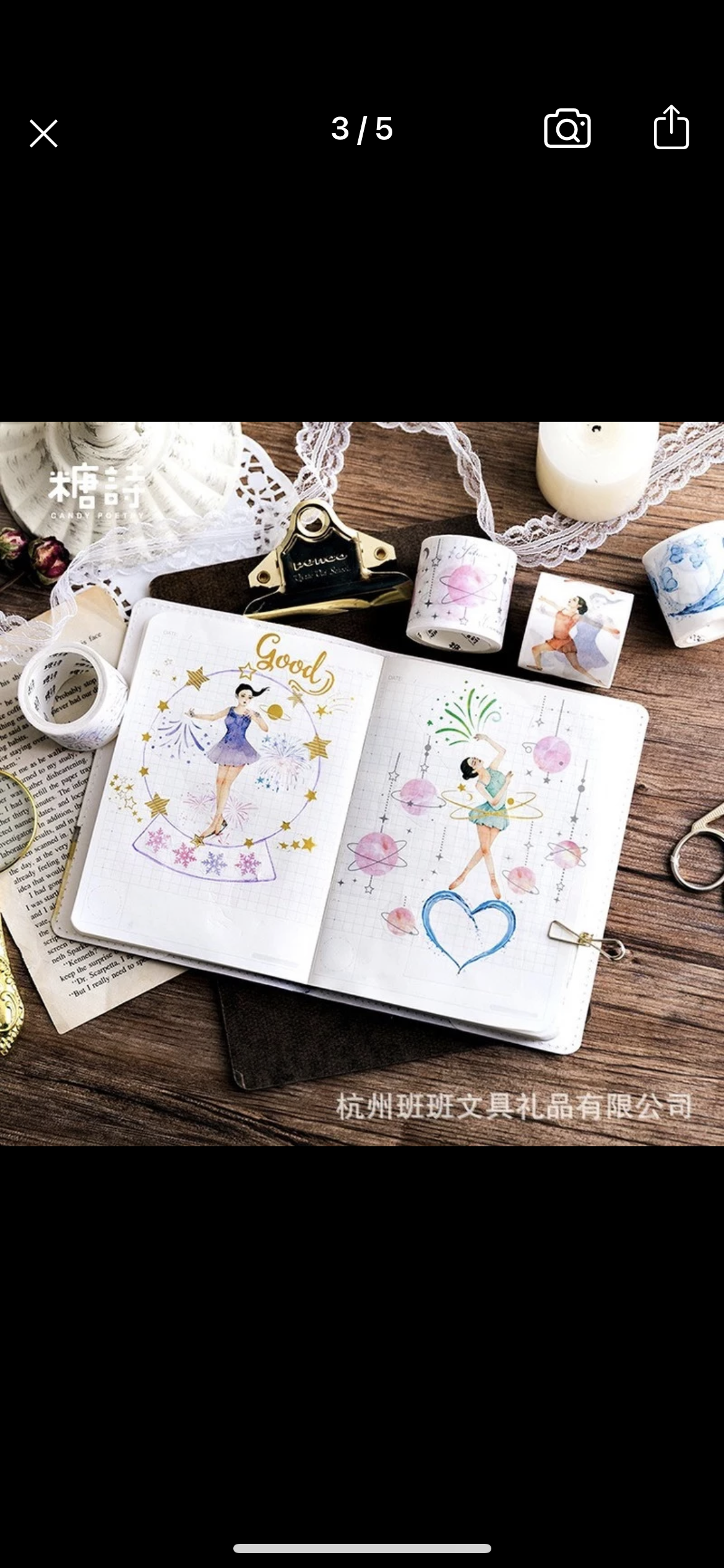 Pink Zodiac Washi Tape