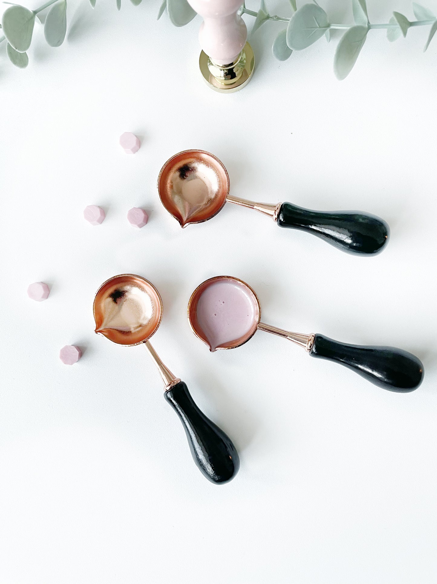 Wax Seal Melting Spoon - Black