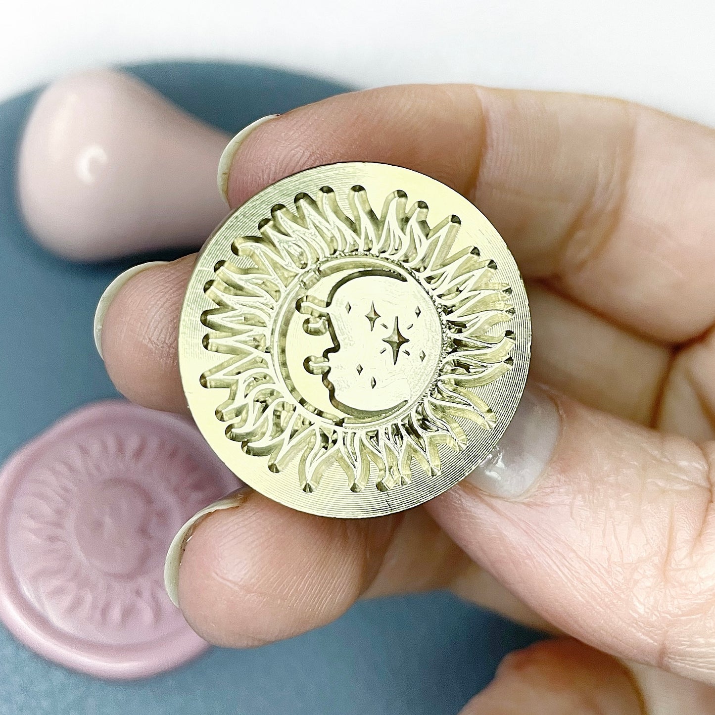 Sun & Moon Wax Seal Head