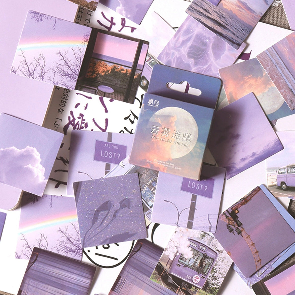 Sunset Moon Stickers