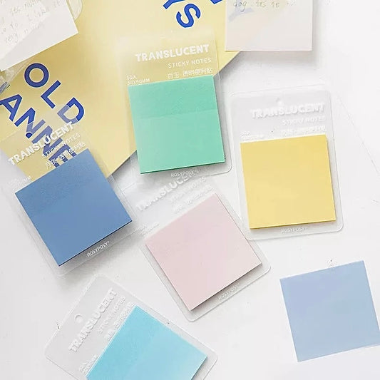 Coloured Transparent Sticky Notes
